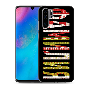 Силиконовый чехол на Huawei P30 Pro с принтом ФАМИЛИЯ