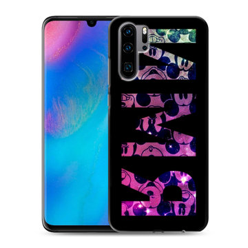 Силиконовый чехол на Huawei P30 Pro с принтом ИМЯ