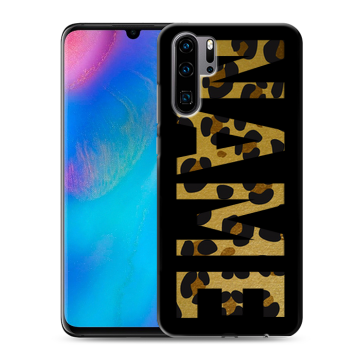 Силиконовый чехол на Huawei P30 Pro с принтом NAME