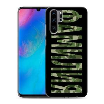 Силиконовый чехол на Huawei P30 Pro с принтом ФАМИЛИЯ