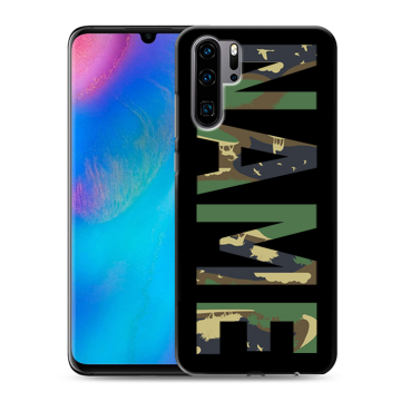 Силиконовый чехол на Huawei P30 Pro с принтом NAME