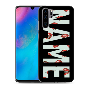 Силиконовый чехол на Huawei P30 Pro с принтом NAME