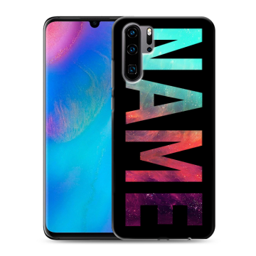 Силиконовый чехол на Huawei P30 Pro с принтом NAME