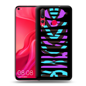 Силиконовый чехол на Huawei Nova 4 с принтом ФАМИЛИЯ