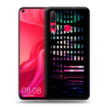 Силиконовый чехол на Huawei Nova 4 с принтом ФАМИЛИЯ
