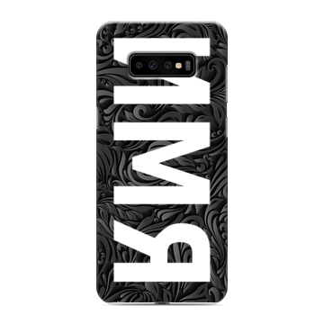 Силиконовый чехол на Samsung Galaxy S10 Plus с принтом ИМЯ