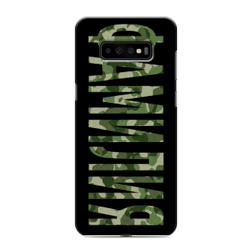 Силиконовый чехол на Samsung Galaxy S10 Plus с принтом ФАМИЛИЯ