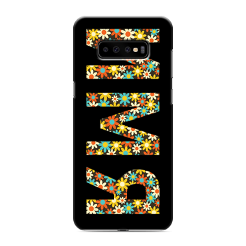 Силиконовый чехол на Samsung Galaxy S10 Plus с принтом ИМЯ