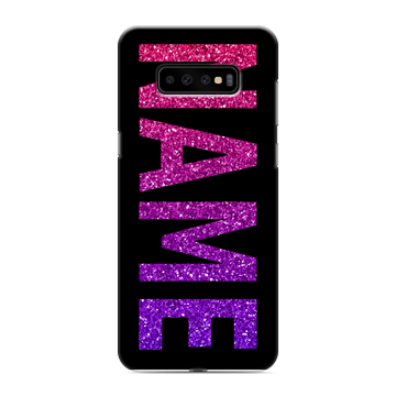 Силиконовый чехол на Samsung Galaxy S10 Plus с принтом NAME