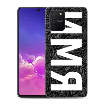 Силиконовый чехол на Samsung Galaxy S10 Lite с принтом ИМЯ