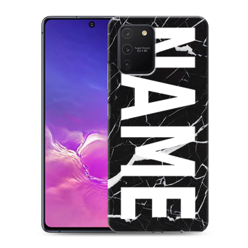 Силиконовый чехол на Samsung Galaxy S10 Lite с принтом NAME