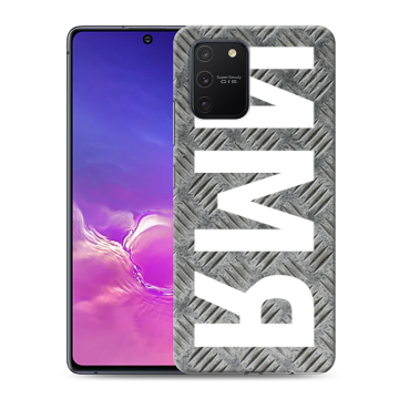 Силиконовый чехол на Samsung Galaxy S10 Lite с принтом ИМЯ