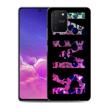 Силиконовый чехол на Samsung Galaxy S10 Lite с принтом ИМЯ