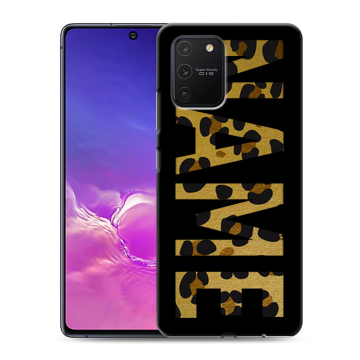 Силиконовый чехол на Samsung Galaxy S10 Lite с принтом NAME