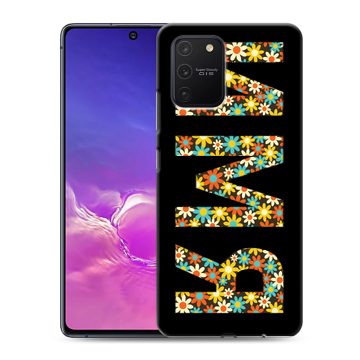 Силиконовый чехол на Samsung Galaxy S10 Lite с принтом ИМЯ