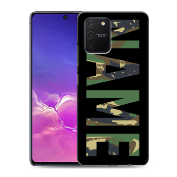 Силиконовый чехол на Samsung Galaxy S10 Lite с принтом NAME