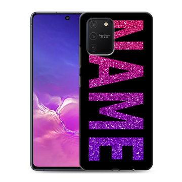 Силиконовый чехол на Samsung Galaxy S10 Lite с принтом NAME