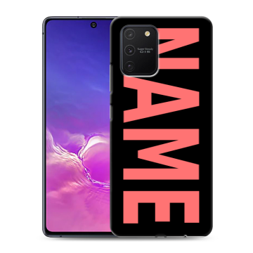 Силиконовый чехол на Samsung Galaxy S10 Lite с принтом NAME