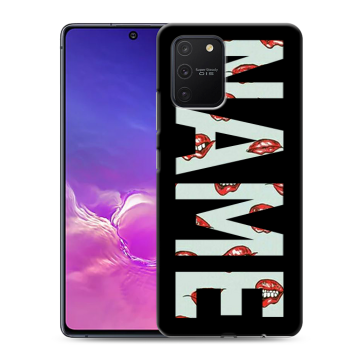 Силиконовый чехол на Samsung Galaxy S10 Lite с принтом NAME