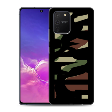 Силиконовый чехол на Samsung Galaxy S10 Lite с принтом NAME
