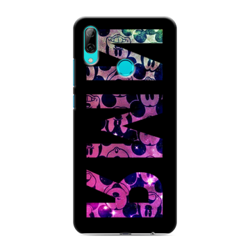 Силиконовый чехол на Huawei P Smart (2019) с принтом ИМЯ