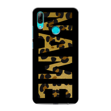 Силиконовый чехол на Huawei P Smart (2019) с принтом NAME