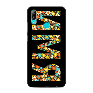 Силиконовый чехол на Huawei P Smart (2019) с принтом ИМЯ