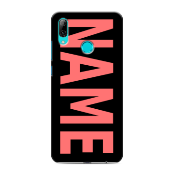 Силиконовый чехол на Huawei P Smart (2019) с принтом NAME