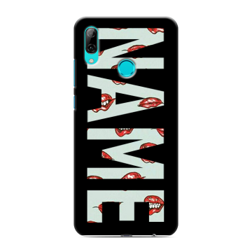 Силиконовый чехол на Huawei P Smart (2019) с принтом NAME
