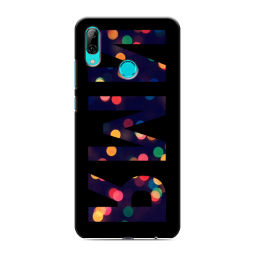 Силиконовый чехол на Huawei P Smart (2019) с принтом ИМЯ