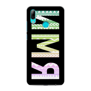 Силиконовый чехол на Huawei P Smart (2019) с принтом ИМЯ