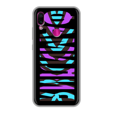 Силиконовый чехол на Xiaomi RedMi Note 7 с принтом ФАМИЛИЯ