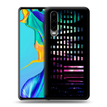 Силиконовый чехол на Huawei P30 с принтом ФАМИЛИЯ