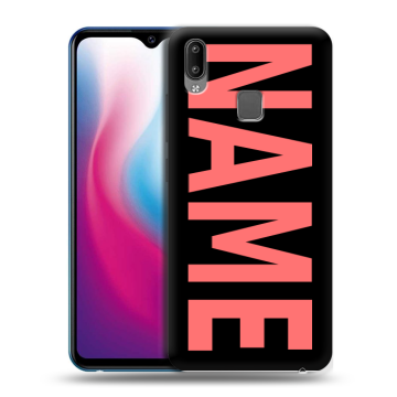 Пластиковый чехол на Vivo Y93 с принтом NAME