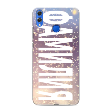 Силиконовый чехол на Huawei Honor 10 Lite с принтом ФАМИЛИЯ
