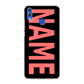 Силиконовый чехол на Huawei Honor 10 Lite с принтом NAME