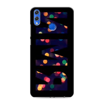 Силиконовый чехол на Huawei Honor 10 Lite с принтом ИМЯ