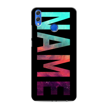 Силиконовый чехол на Huawei Honor 10 Lite с принтом NAME