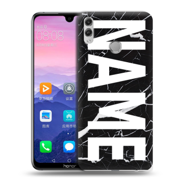 Пластиковый чехол на Huawei Honor 8X Max с принтом NAME
