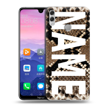 Пластиковый чехол на Huawei Honor 8X Max с принтом NAME