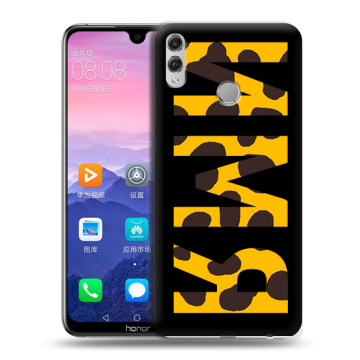 Пластиковый чехол на Huawei Honor 8X Max с принтом ИМЯ