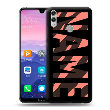 Пластиковый чехол на Huawei Honor 8X Max с принтом NAME