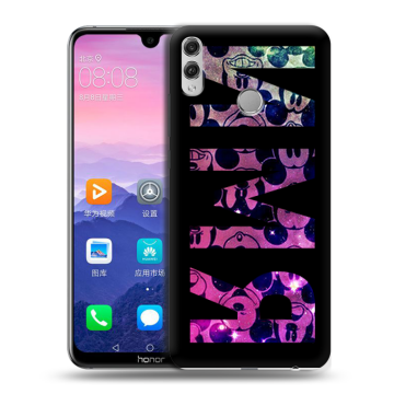 Пластиковый чехол на Huawei Honor 8X Max с принтом ИМЯ