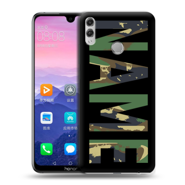 Пластиковый чехол на Huawei Honor 8X Max с принтом NAME