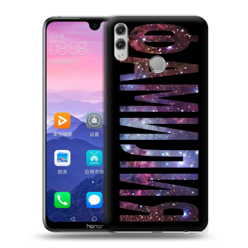 Пластиковый чехол на Huawei Honor 8X Max с принтом ФАМИЛИЯ