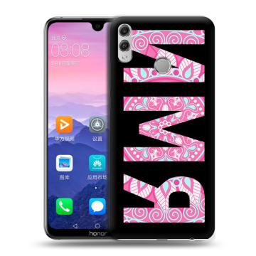 Пластиковый чехол на Huawei Honor 8X Max с принтом ИМЯ