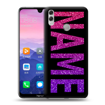 Пластиковый чехол на Huawei Honor 8X Max с принтом NAME