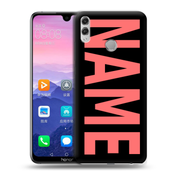 Пластиковый чехол на Huawei Honor 8X Max с принтом NAME