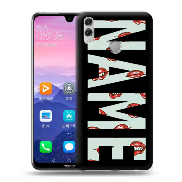 Пластиковый чехол на Huawei Honor 8X Max с принтом NAME