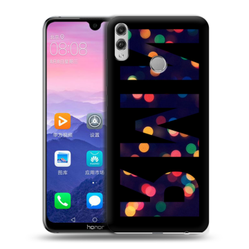 Пластиковый чехол на Huawei Honor 8X Max с принтом ИМЯ